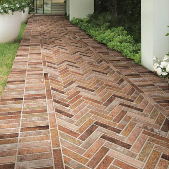 Πλακάκι Rondine 6x25 cm Bristol Red P5-BRE-625 Κόκκινο 